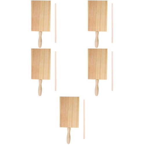 5Sets Convenient Wooden Gnocchi Boards Pasta Tools Durable Home Use