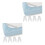 2Pcs Fitted Sheet Holders White Nylon Straps for Secure Bedding 8