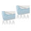 2Pcs Fitted Sheet Holders White Nylon Straps for Secure Bedding 9