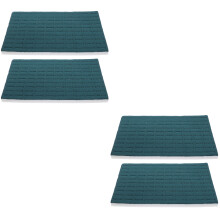 4Pcs Flexible Dark Green Sponge Rings Box Inserts DIY Jewelry Holder