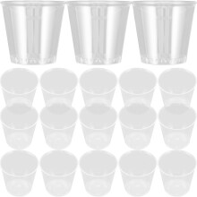 100Pcs Transparent Ps Disposable Snack Cups Mini Drinkware