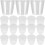 100Pcs Transparent Ps Disposable Snack Cups Mini Drinkware 1
