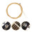 4Sets High-Class Golden Bass String Set Durable Replacement Bass Parts 9