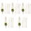 20Pcs Handwoven Macrame Plant Hanger Hanging Planter String Bag Beige 2