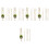 20Pcs Handwoven Macrame Plant Hanger Hanging Planter String Bag Beige 3