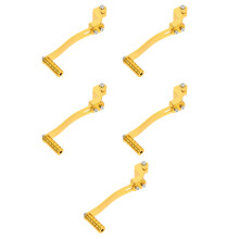 5Pcs Aluminum Alloy Motorcycle Gear Levers Golden Color Replacement