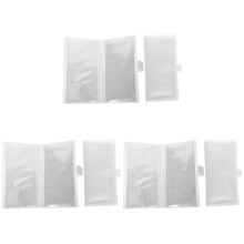 6Pièces Album De Billets Transparent En PP Portable Pour Stockage