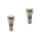 2Pcs Compact Silver Rv Bathroom Floor Drain Part with Rust Resistance 8