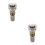 2Pcs Compact Silver Rv Bathroom Floor Drain Part with Rust Resistance 9
