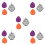 5Ensembles Colliers Diffuseurs D'huile Goutte D'eau Acier 6