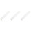 3Pcs Durable White Wood & Height Chart for Wall Decor 4