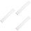 3Pcs Durable White Wood & Height Chart for Wall Decor 6