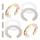 6Sets Brass Faucet Lock Nut Kit Secure Sink Water Tap Filter Fixing 2