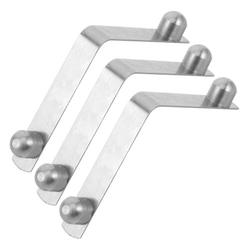 12Pcs Silver Walking Cane Holder Clip with Spring Clamp for Crutch Use 1