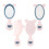 2Ensembles Styling Et Brosse Blanche Portable Pour Enfant 2