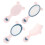 2Ensembles Styling Et Brosse Blanche Portable Pour Enfant 3