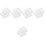 10Pcs Practical White Silicone Nail Decor Mold for DIY Nail Art 5