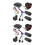 2Sets Car Alarm Security Kit with Remote Start Assorted Color for Auto 6