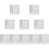 100Pcs Transparent PP Book Covers for Soft and Hardbooks Adjustable 8