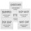 White PVC Shampoo Bottle Labels Waterproof for Home Organization 2