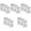 White PVC Shampoo Bottle Labels Waterproof for Home Organization 4