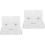 2Sets Clear Acrylic Security Camera Stand Wall Mount Floating Shelf 4