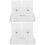 2Sets Clear Acrylic Security Camera Stand Wall Mount Floating Shelf 5