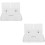2Sets Clear Acrylic Security Camera Stand Wall Mount Floating Shelf 6