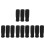 12Pcs Black Sponge Cane Hand Grip Replacement Lightweight Secure Hold 5