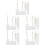 100Sets Writable Clear Acrylic Ornaments with Rope for Storage Bins 7