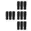 12Pcs Black Sponge Cane Hand Grip Replacement Lightweight Secure Hold 8