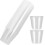 100Pcs Transparent Ps Disposable Snack Cups Mini Drinkware 10