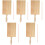 5Sets Convenient Wooden Gnocchi Boards Pasta Tools Durable Home Use 5