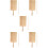 5Sets Convenient Wooden Gnocchi Boards Pasta Tools Durable Home Use 9