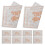 500Pcs Light Brown Greaseproof Kraft Paper for Baking 10