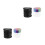 2Pcs Travel-Friendly Weekly Medicine Organizer with Durable PU Case 3