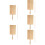 5Sets Convenient Wooden Gnocchi Boards Pasta Tools Durable Home Use 11