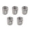 5Pcs Soft Grey Elizabethan Collar Adjustable Protective Pet Neckwear 8