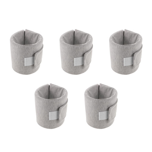5Pcs Soft Grey Elizabethan Collar Adjustable Protective Pet Neckwear 2