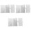 6Pcs Compact Transparent Ticket Holder Album for Storage Use 4