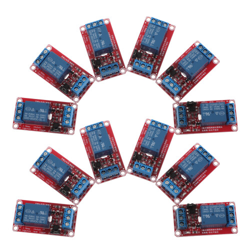 48Pcs Red Relay Control Module with Optical Isolation Expansion Board 1