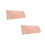 2Pcs Durable Plastic Washboard Pink with Wavy Surface for Home Laundry 5