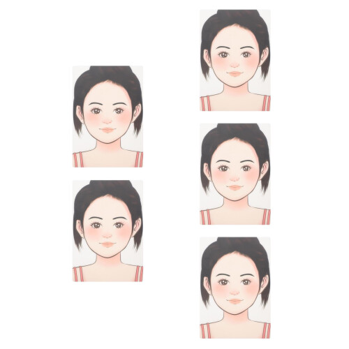 5Pcs Portable Washable Face Paint Practice Board for Home 2