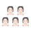 5Pcs Portable Washable Face Paint Practice Board for Home 4