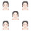 5Pcs Portable Washable Face Paint Practice Board for Home 5