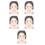 5Pcs Portable Washable Face Paint Practice Board for Home 6