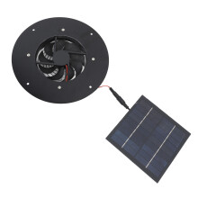 Ventilateur d'extraction solaire de 10W pour serre et animaux domestiques, ventilation silencieuse