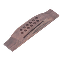Prete di ricambio per ponte della chitarra acustica a 12 corde in legno di rosa vintage da 52 mm