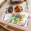 Tischsets mit Aquarellblumenmuster, 33 x 48 cm, 8er-Pack 3