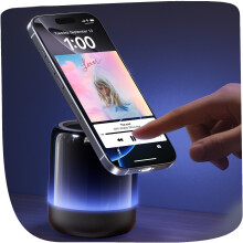Cainteoir ionduchtaithe gan sreang le seastán maighnéadach Bluetooth